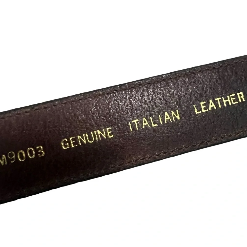 Kenneth Cole New York Brown‎ Italian Leather Belt 40